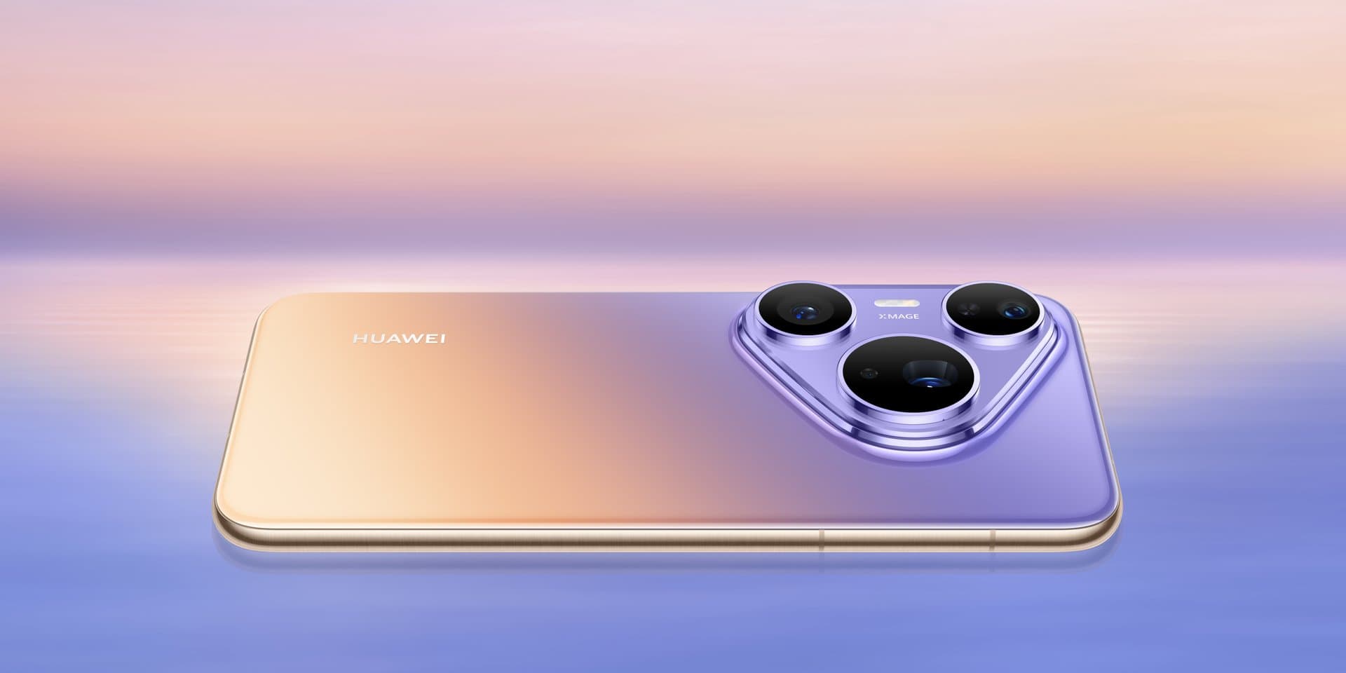Huawei Pura 90 Plus smartphone, back view with triple camera module, launched in China with the Kirin 9025